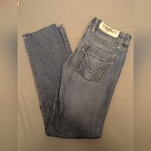 Taverniti So Jeans Classic Straight Leg Blue Jeans Excellent Condition